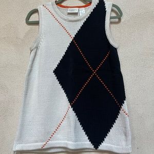 Knit top sleeveless